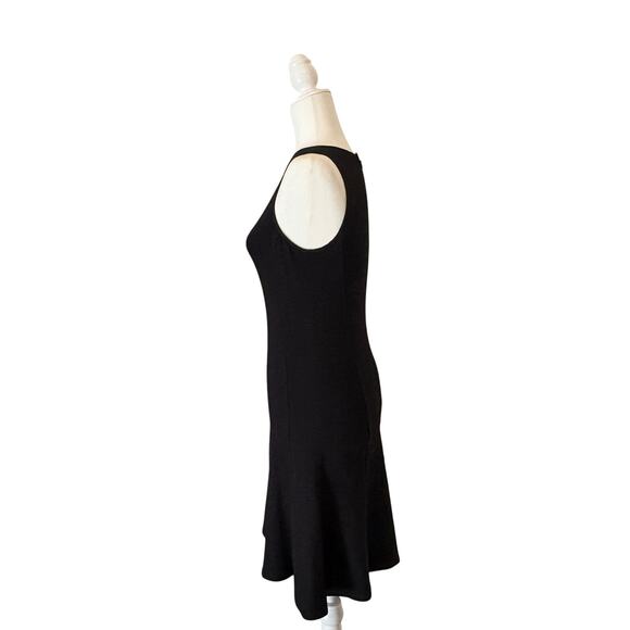Theory Ponte Knit Essential Fit & Flare Dress Women's 4 | Black | EUC - Picture 3 of 10